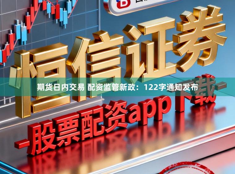 期货日内交易 配资监管新政：122字通知发布