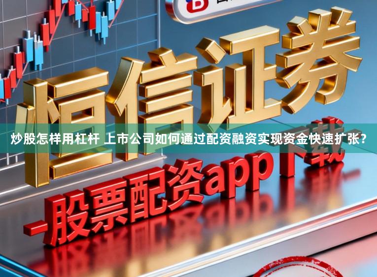 炒股怎样用杠杆 上市公司如何通过配资融资实现资金快速扩张？